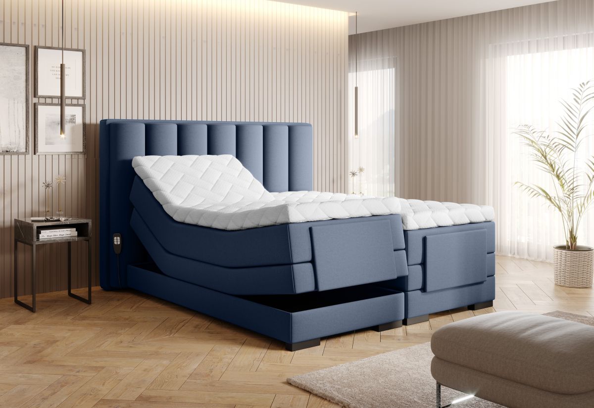 Continental Double Bed Kirkwall 1 | size: Length: 217cm, Width: 178cm, Height: 130cm | color: Gojo | image: 1 | variant: 1013323