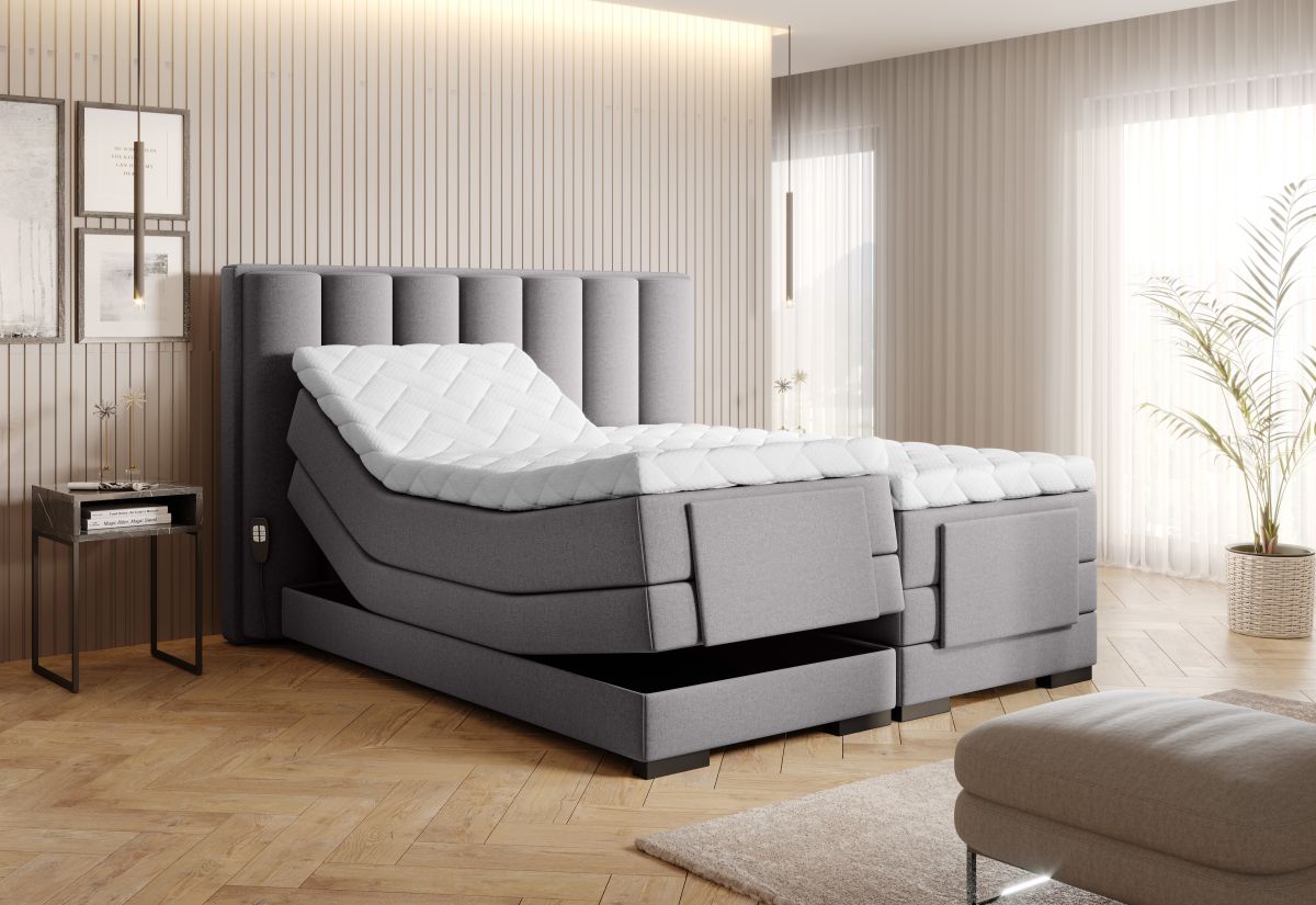 Continental Double Bed Kirkwall 2 | size: Length: 217cm, Width: 198cm, Height: 130cm | color: Gojo | image: 1 | variant: 1013335