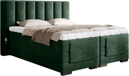 Continental Double Bed Kirkwall 2 | size: Length: 217cm, Width: 198cm, Height: 130cm | color: Loco | image: 0 | variant: 1013357