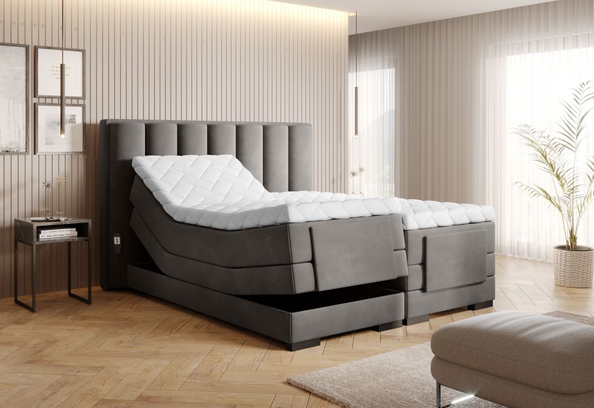 Continental Double Bed Kirkwall 2 | size: Length: 217cm, Width: 198cm, Height: 130cm | color: Loco | image: 1 | variant: 1013336