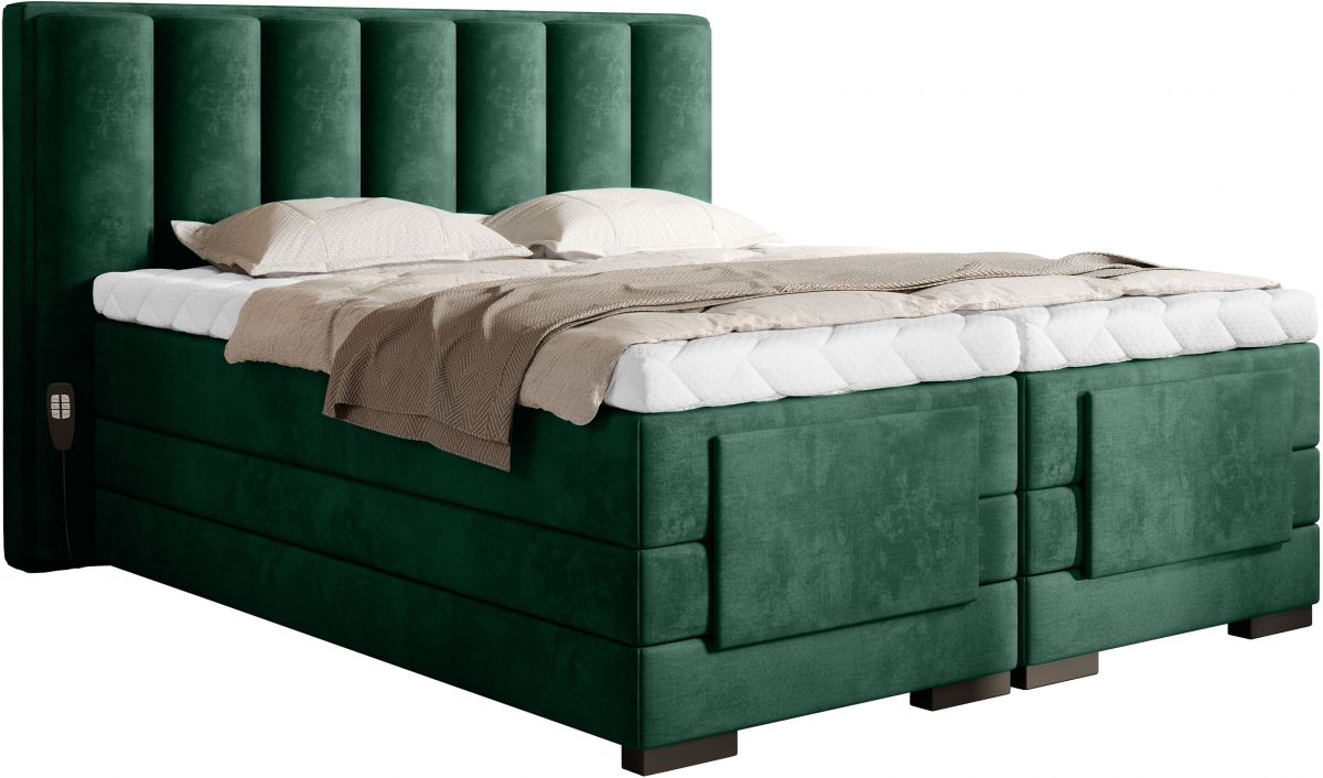 Continental Double Bed Kirkwall 2 | size: Length: 217cm, Width: 198cm, Height: 130cm | color: Nube | image: 0 | variant: 1013359