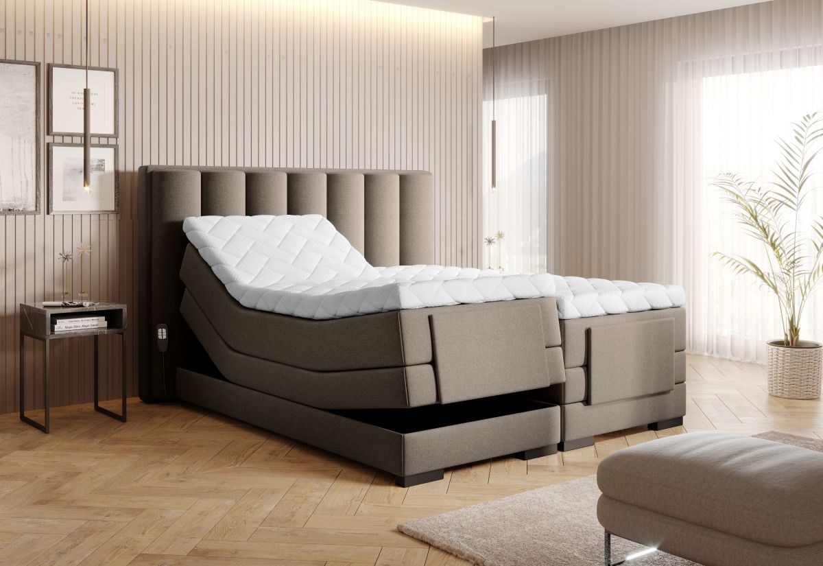 Continental Double Bed Kirkwall 2 | size: Length: 217cm, Width: 198cm, Height: 130cm | color: Vero | image: 1 | variant: 1013350