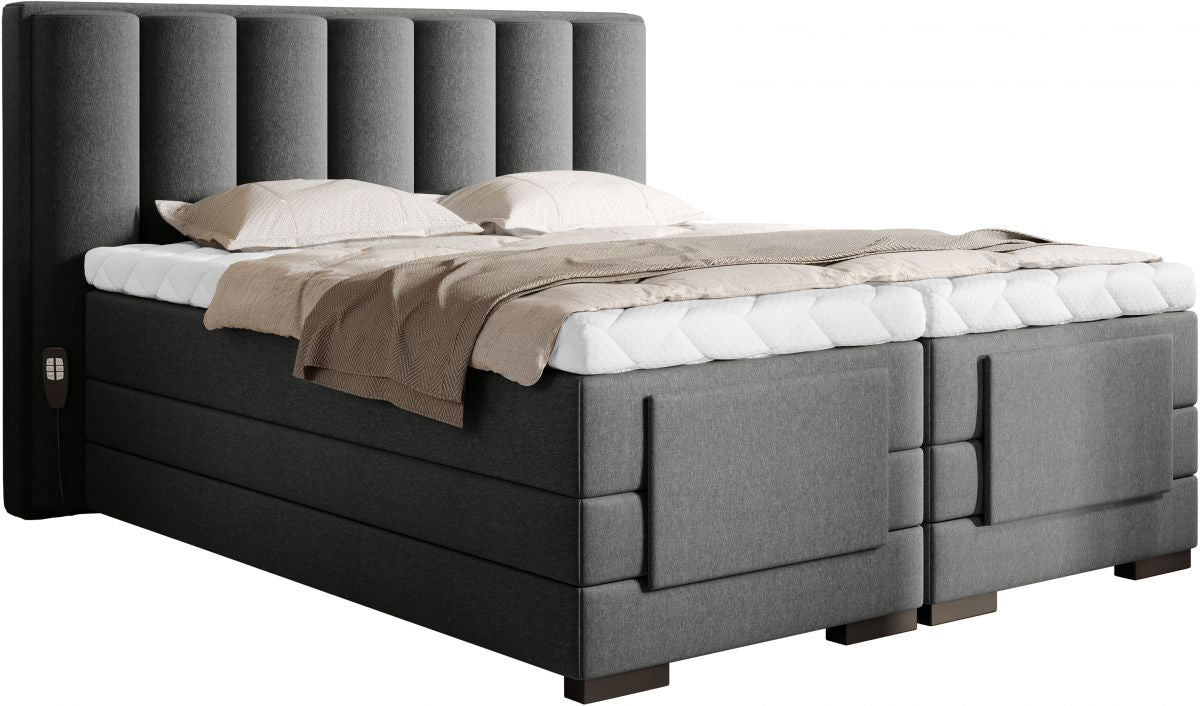 Continental Double Bed Kirkwall | size: Length: 217cm, Width: 158cm, Height: 130cm | color: Flores | image: 0 | variant: 1013254