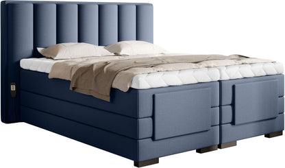 Continental Double Bed Kirkwall | size: Length: 217cm, Width: 158cm, Height: 130cm | color: Gojo | image: 0 | variant: 1013283