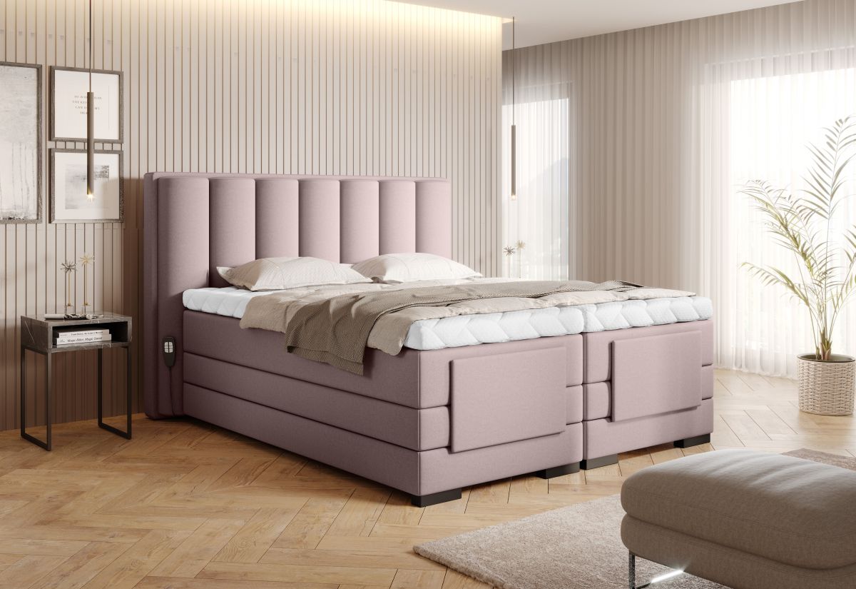 Continental Double Bed Kirkwall | size: Length: 217cm, Width: 158cm, Height: 130cm | color: Gojo | image: 2 | variant: 1013290