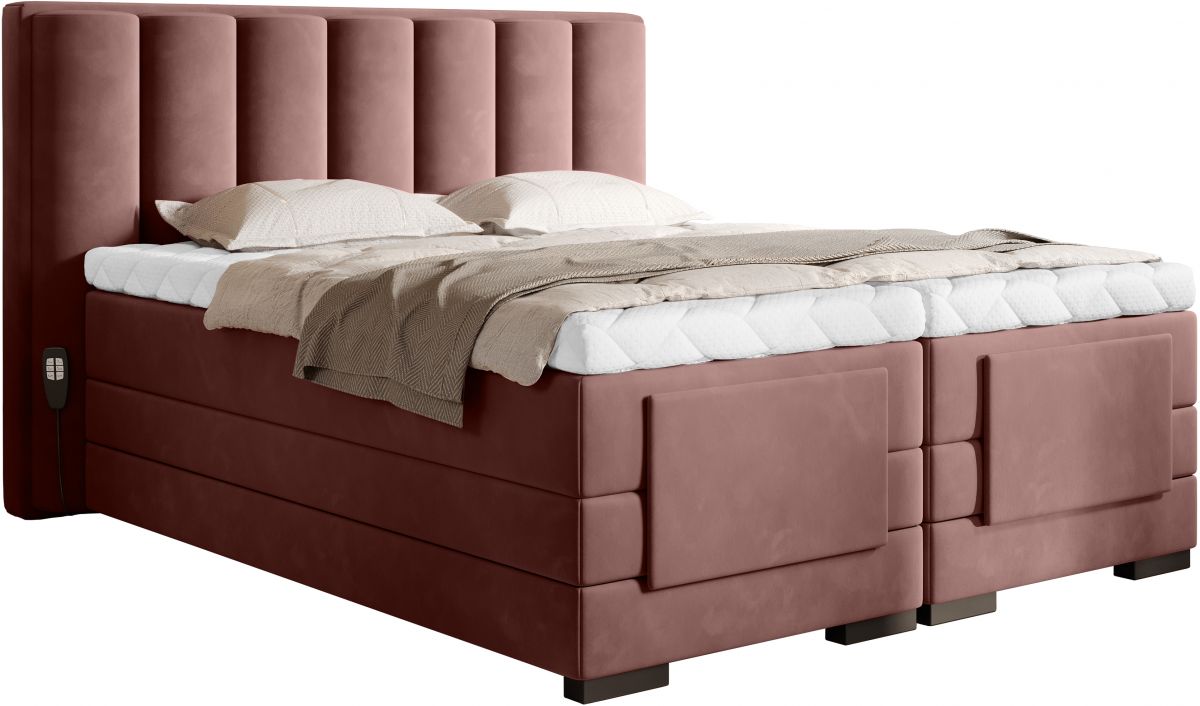Continental Double Bed Kirkwall | size: Length: 217cm, Width: 158cm, Height: 130cm | color: Lukso | image: 0 | variant: 1013274