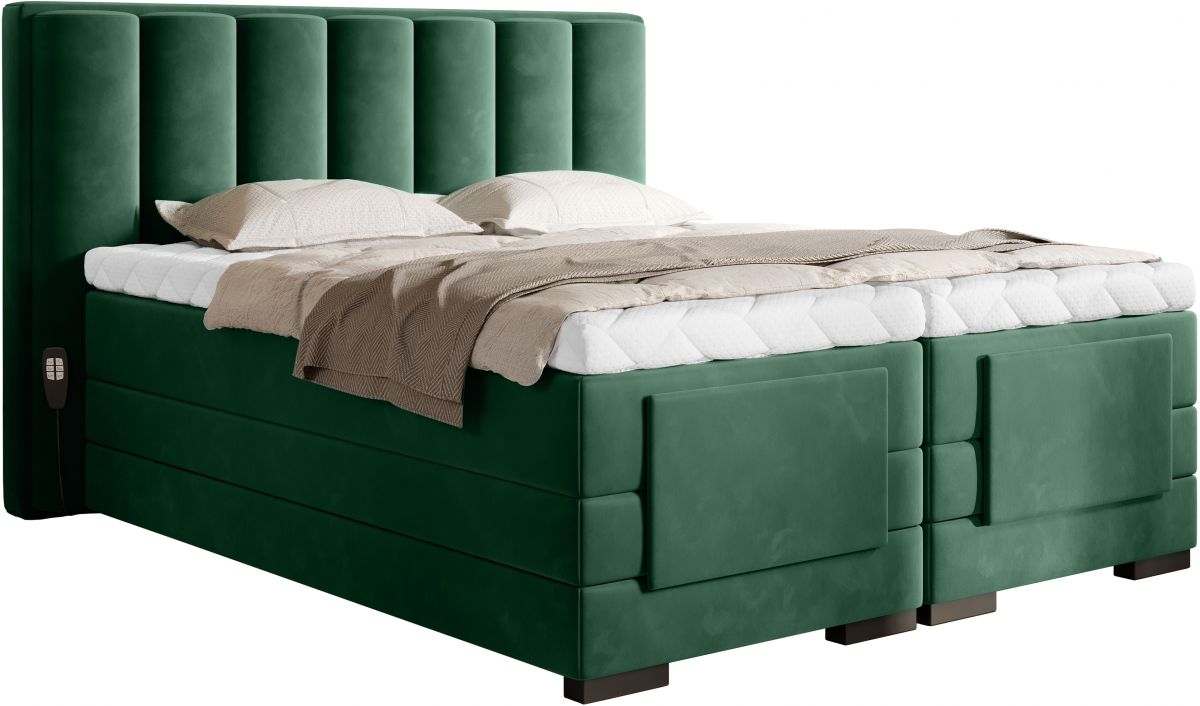 Continental Double Bed Kirkwall | size: Length: 217cm, Width: 158cm, Height: 130cm | color: Lukso | image: 0 | variant: 1013278