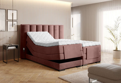 Continental Double Bed Kirkwall | size: Length: 217cm, Width: 158cm, Height: 130cm | color: Lukso | image: 1 | variant: 1013274