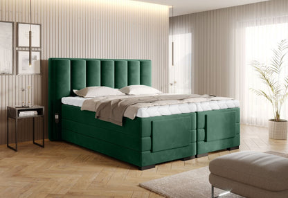 Continental Double Bed Kirkwall | size: Length: 217cm, Width: 158cm, Height: 130cm | color: Lukso | image: 2 | variant: 1013278
