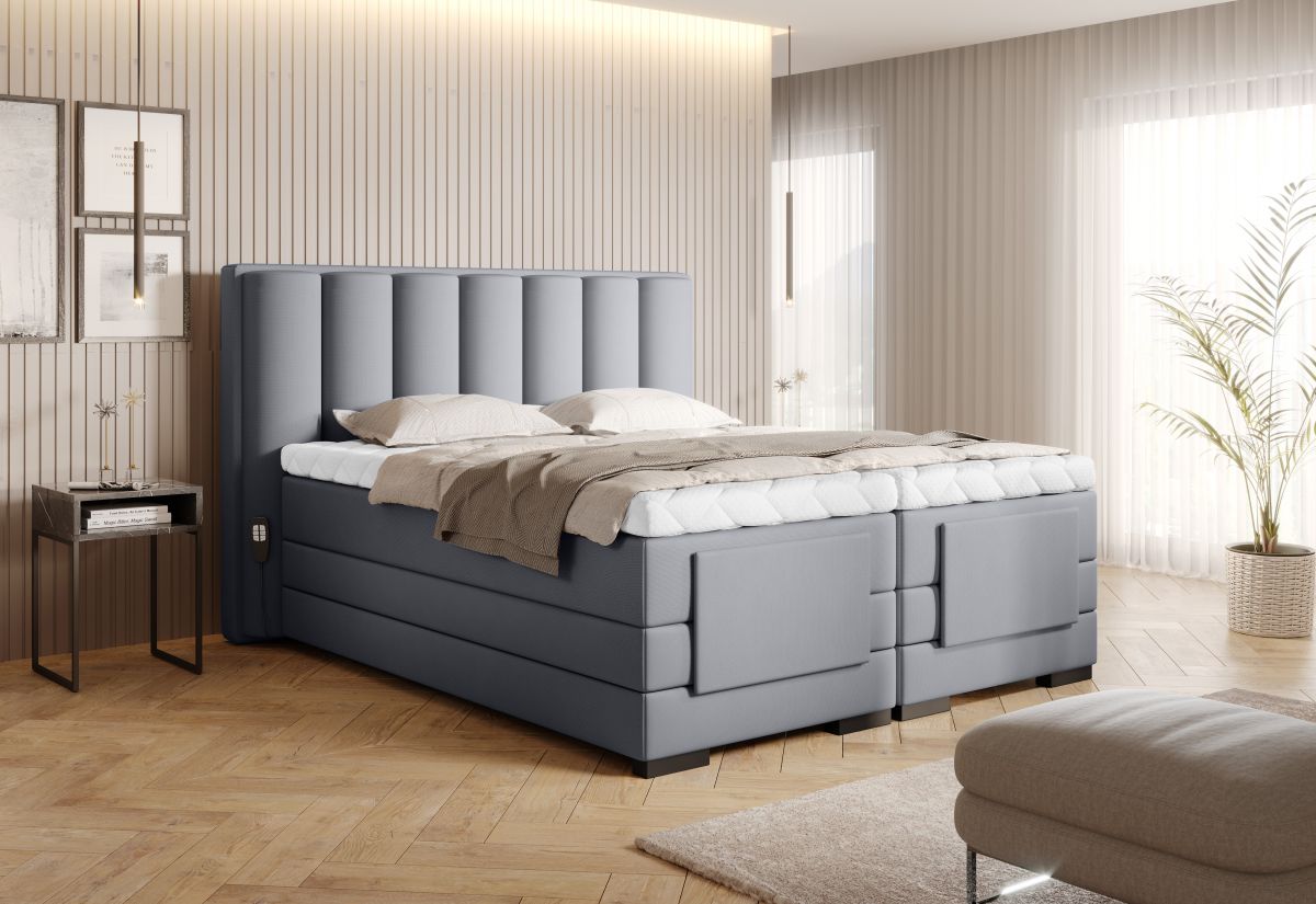 Continental Double Bed Kirkwall | size: Length: 217cm, Width: 158cm, Height: 130cm | color: Poco | image: 2 | variant: 1013257