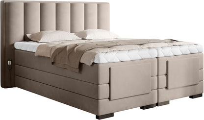 Continental Double Bed Kirkwall | size: Length: 217cm, Width: 158cm, Height: 130cm | color: Sola | image: 0 | variant: 1013269