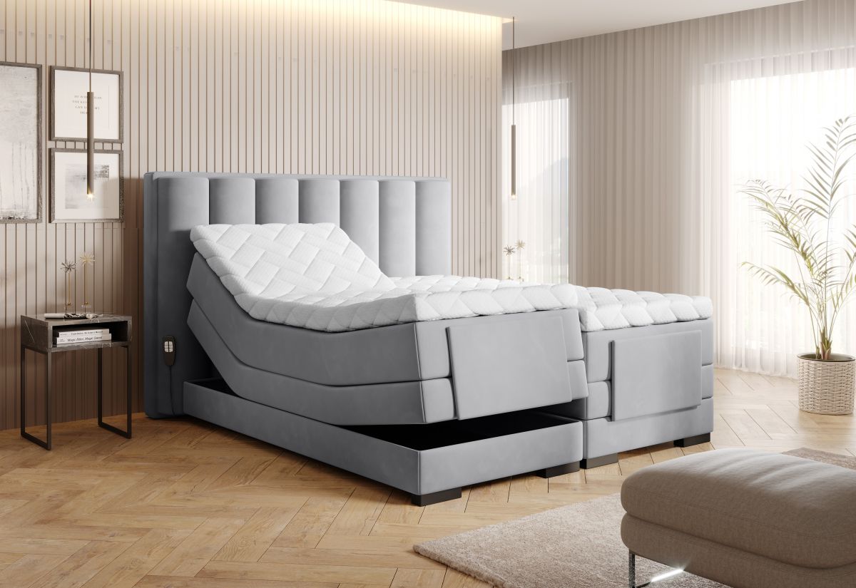 Continental Double Bed Kirkwall | size: Length: 217cm, Width: 158cm, Height: 130cm | color: Sola | image: 1 | variant: 1013258