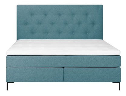 Continental Double Bed Uppsala | size: Length: 210cm, Width: 162cm, Height: 121cm | color: Blue | image: 2 | variant: 1001786