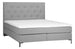 Continental Double Bed Uppsala | size: Length: 210cm, Width: 162cm, Height: 121cm | color: Gray | image: 1 | variant: 1001785