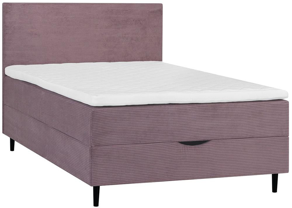 Continental Double Bed Vasteras | size: Length: 208cm, Width: 141cm, Height: 119cm | color: Pink | image: 1 | variant: 1006057