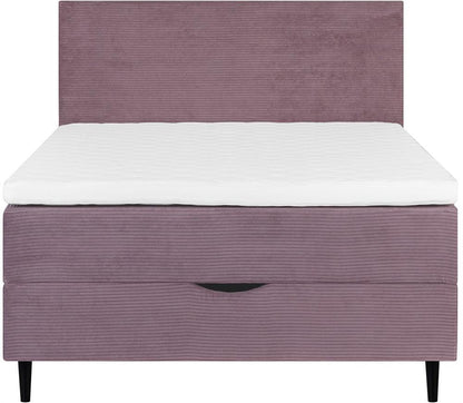 Continental Double Bed Vasteras | size: Length: 208cm, Width: 141cm, Height: 119cm | color: Pink | image: 2 | variant: 1006057