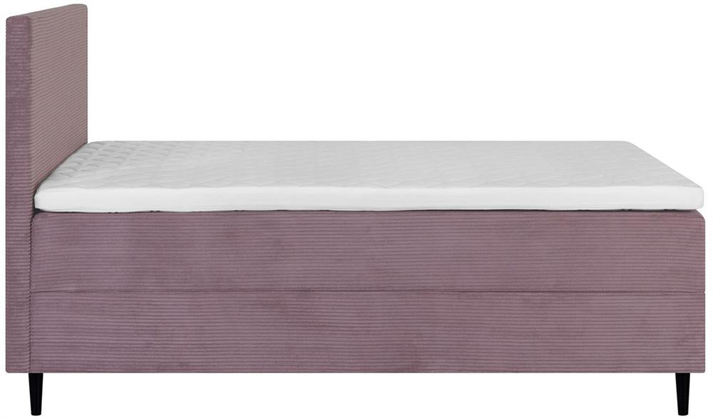 Continental Double Bed Vasteras | size: Length: 208cm, Width: 141cm, Height: 119cm | color: Pink | image: 3 | variant: 1006057
