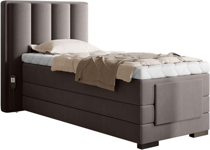 Continental Single Bed Kirkwall | size: Length: 217cm, Width: 108cm, Height: 130cm | color: Savoi | image: 0 | variant: 1013664