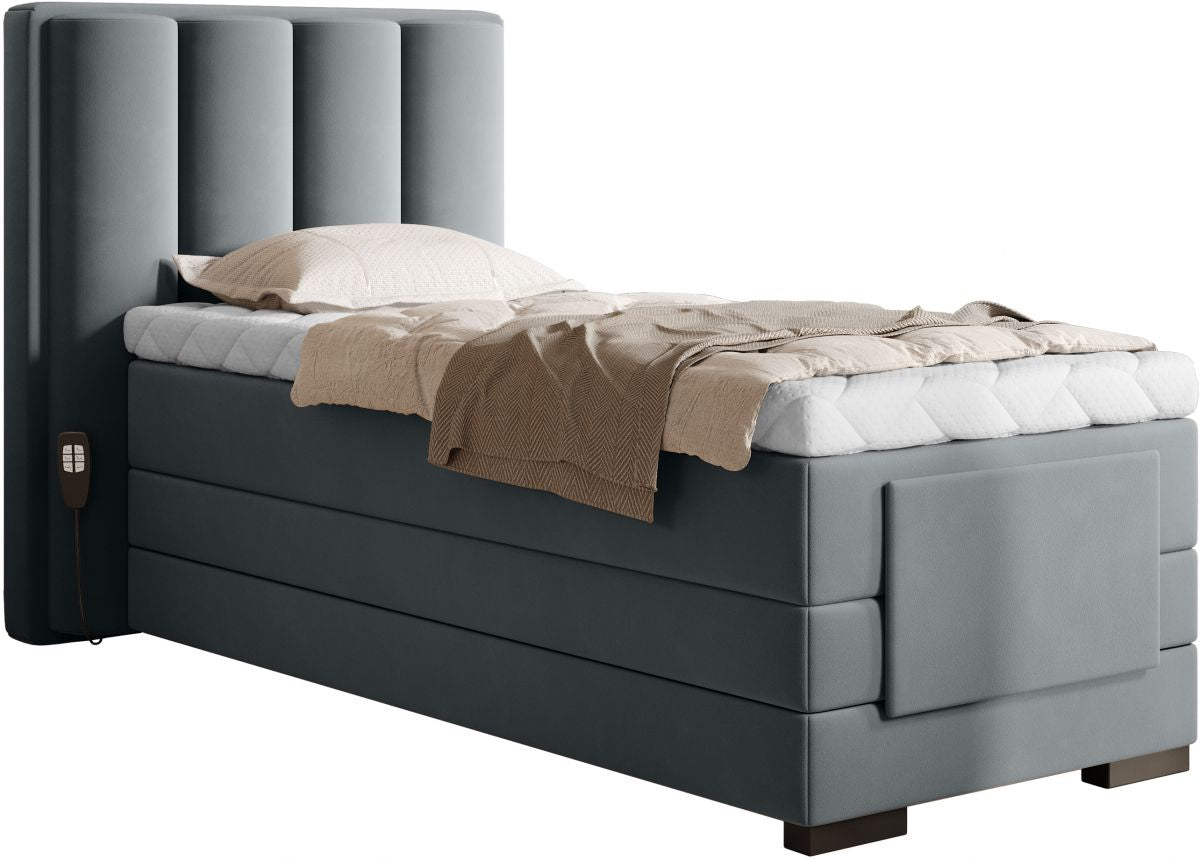 Continental Single Bed Kirkwall | size: Length: 217cm, Width: 108cm, Height: 130cm | color: Velvetmat | image: 0 | variant: 1013656