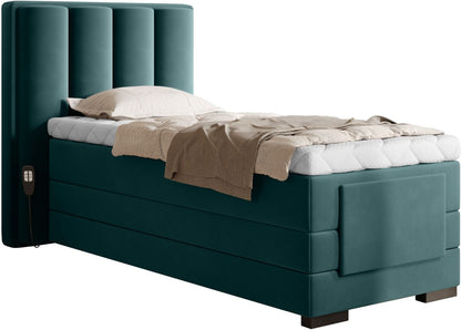 Continental Single Bed Kirkwall | size: Length: 217cm, Width: 108cm, Height: 130cm | color: Velvetmat | image: 0 | variant: 1013678