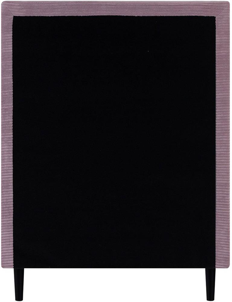 Continental Single Bed Laara | size: Length: 208cm, Width: 91cm, Height: 119cm | color: Pink | image: 5 | variant: 1010219