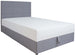 Continental Single Bed Leiko | size: Length: 210cm, Width: 123cm, Height: 114.5cm | color: Gray | image: 1 | variant: 1010221