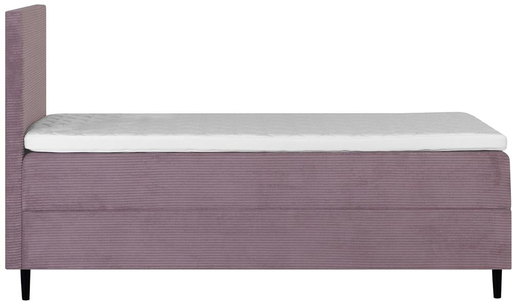 Continental Single Bed Vasteras | size: Length: 208cm, Width: 91cm, Height: 119cm | color: Pink | image: 4 | variant: 1001789