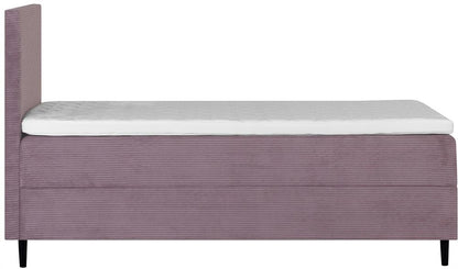 Continental Single Bed Vasteras | size: Length: 208cm, Width: 91cm, Height: 119cm | color: Pink | image: 4 | variant: 1001789