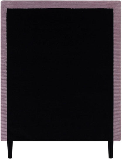 Continental Single Bed Vasteras | size: Length: 208cm, Width: 91cm, Height: 119cm | color: Pink | image: 5 | variant: 1001789