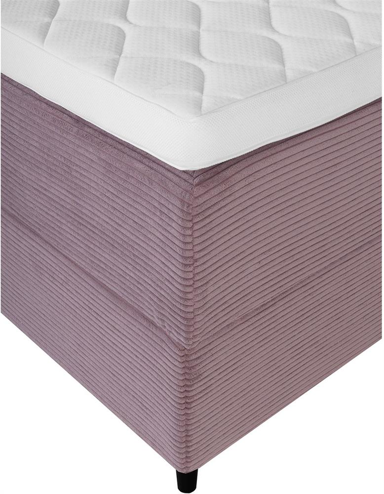 Continental Single Bed Vasteras | size: Length: 208cm, Width: 91cm, Height: 119cm | color: Pink | image: 7 | variant: 1001789