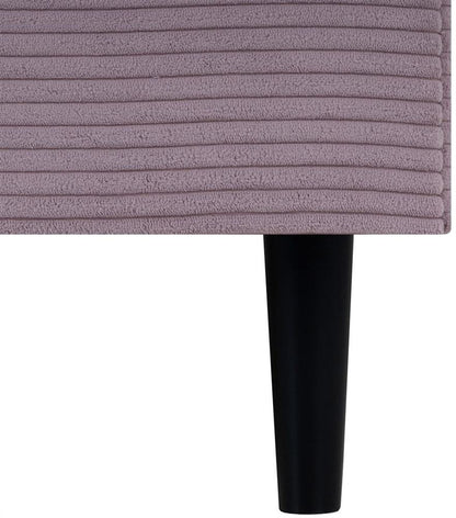 Continental Single Bed Vasteras | size: Length: 208cm, Width: 91cm, Height: 119cm | color: Pink | image: 8 | variant: 1001789