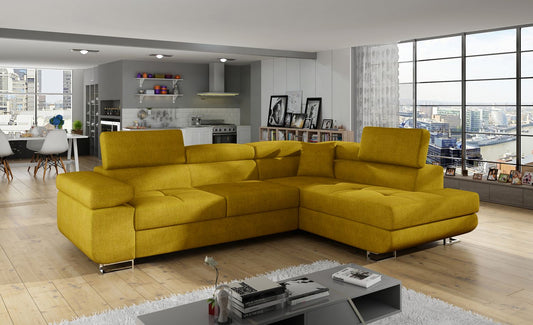 Corner Sleeper Sofa Anton 15 | size: Width: 272cm, Height: 85cm, Depth: 203cm | color: Omega | image: 1 | variant: 1014136