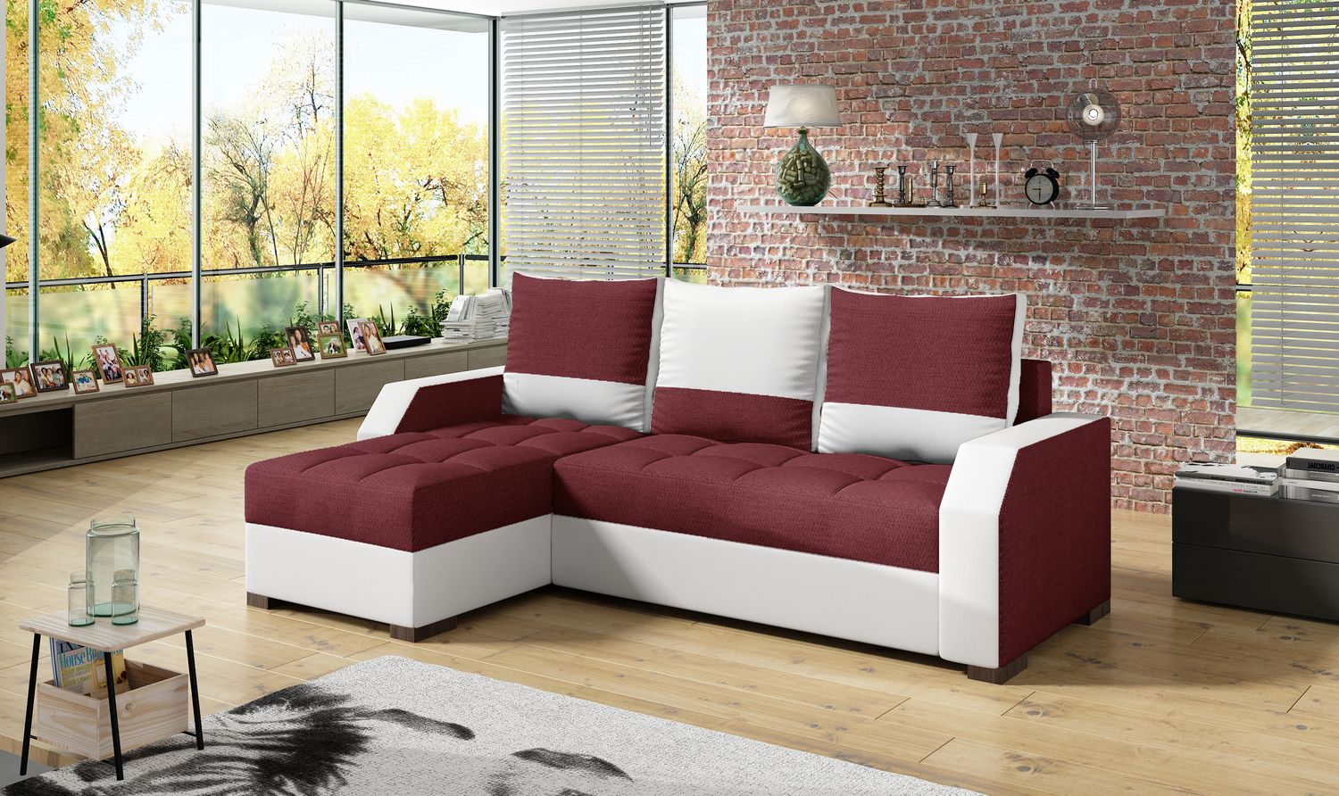 Corner Sleeper Sofa Aris 1 | size: Width: 250cm, Height: 90cm, Depth: 150cm | color: Malmo/New/Soft | image: 1 | variant: 1014155