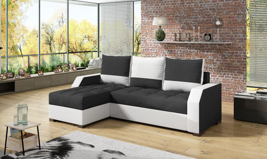 Corner Sleeper Sofa Aris 2 | size: Width: 250cm, Height: 90cm, Depth: 150cm | color: Malmo/New/Soft | image: 1 | variant: 1014156