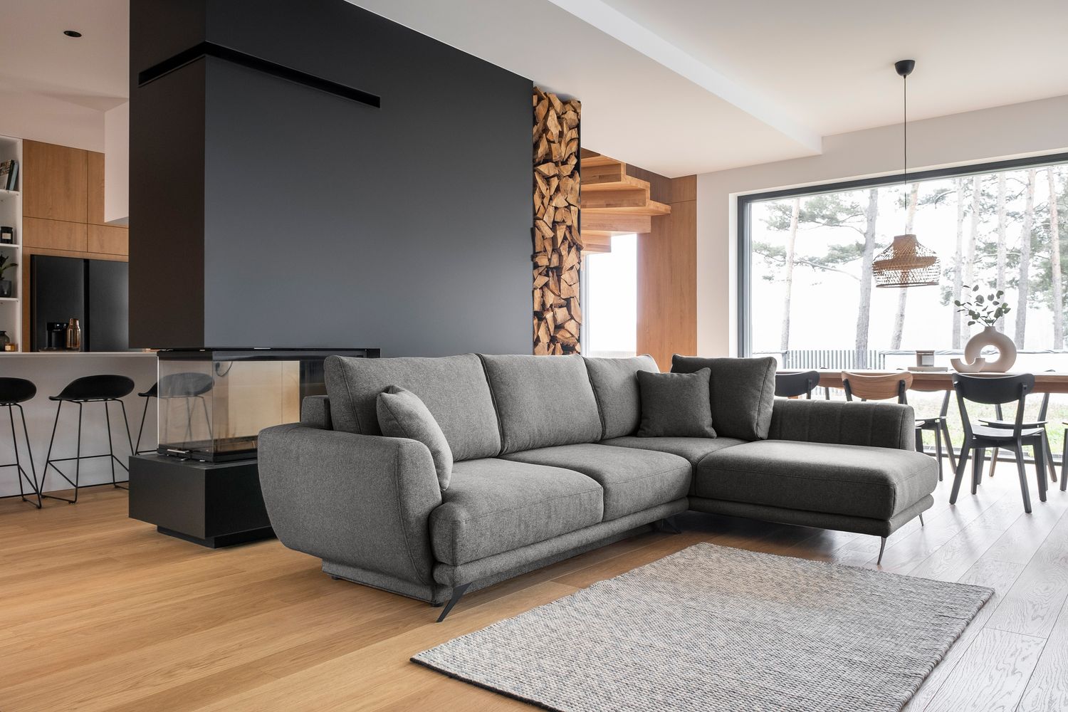 Corner Sleeper Sofa Aviemore 51 | size: Width: 276cm, Height: 90cm, Depth: 191cm | color: Roko | image: 1 | variant: 1015812