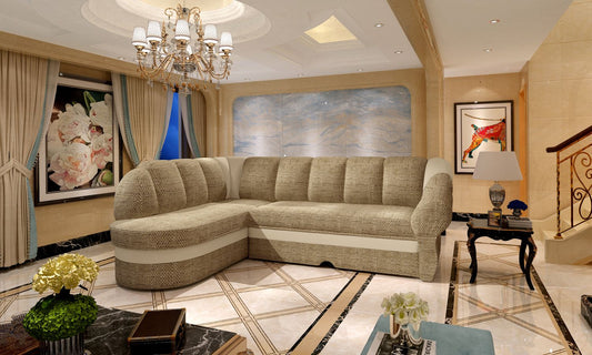 Corner Sleeper Sofa Benano 10 | size: Width: 250cm, Height: 85cm, Depth: 180cm | color: Berlin/Soft | image: 1 | variant: 1014171