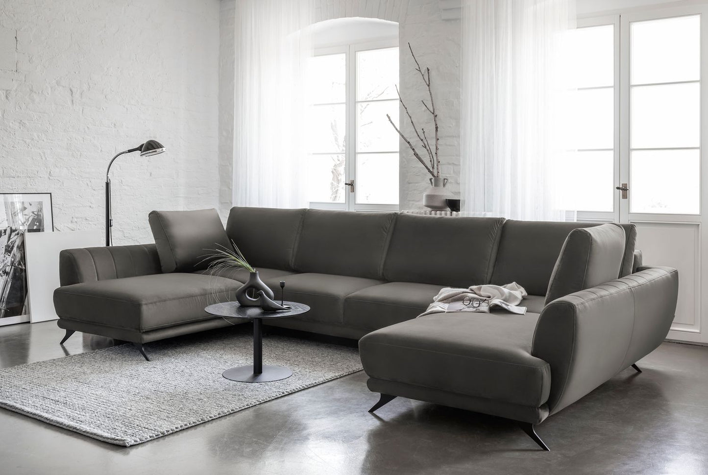 Corner Sleeper Sofa Bridlington 3 | size: Width: 362cm, Height: 90cm, Depth: 191cm | color: Loco | image: 1 | variant: 1015623