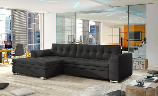Corner Sleeper Sofa Conforti 19 | size: Width: 275cm, Height: 78cm, Depth: 165cm | color: Soft | image: 1 | variant: 1014263