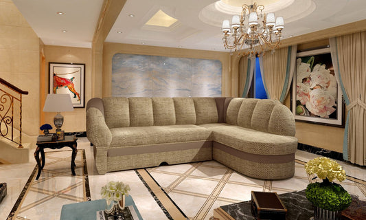 Corner Sleeper Sofa East Hertford 4 | size: Width: 250cm, Height: 85cm, Depth: 180cm | color: Berlin/Soft | image: 1 | variant: 1015111