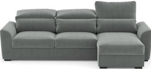 Corner Sleeper Sofa East Skien | size: Width: 235cm, Height: 96cm, Depth: 54cm | color: Gray | image: 1 | variant: 1005789