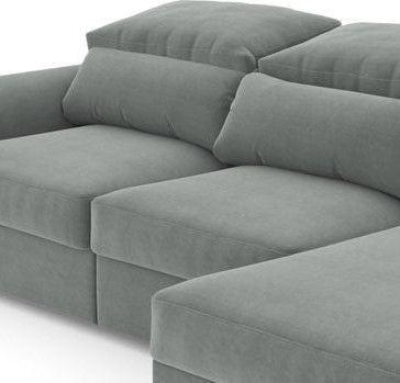 Corner Sleeper Sofa East Skien | size: Width: 235cm, Height: 96cm, Depth: 54cm | color: Gray | image: 3 | variant: 1005789