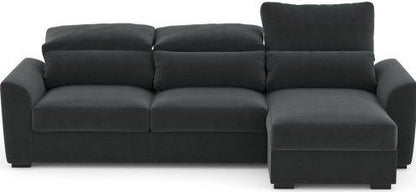 Corner Sleeper Sofa East Skien | size: Width: 235cm, Height: 96cm, Depth: 94cm | color: Gray | image: 1 | variant: 1005790