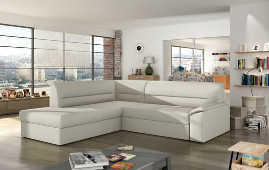 Corner Sleeper Sofa Elano 16 | size: Width: 212cm, Height: 90cm, Depth: 65cm | color: Soft | image: 1 | variant: 1015503