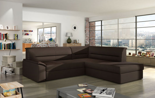 Corner Sleeper Sofa Elano 4 | size: Width: 212cm, Height: 90cm, Depth: 65cm | color: Soft | image: 1 | variant: 1015491