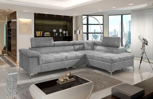 Corner Sleeper Sofa Eridano 12 | size: Width: 275cm, Height: 90cm, Depth: 202cm | color: Monolith | image: 1 | variant: 1015515