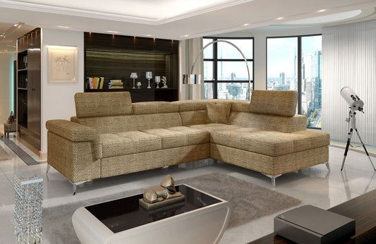 Corner Sleeper Sofa Eridano 3 | size: Width: 275cm, Height: 90cm, Depth: 202cm | color: Berlin | image: 1 | variant: 1015506