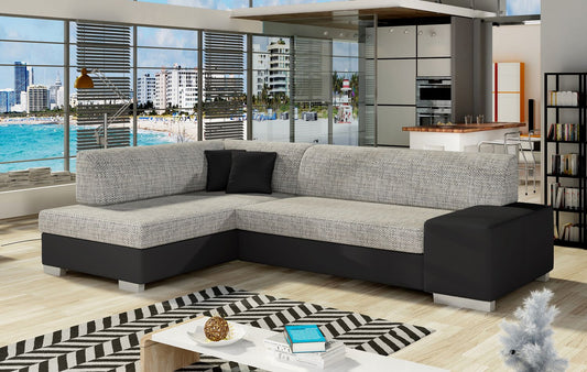 Corner Sleeper Sofa Fabio 6 | size: Width: 268cm, Height: 73cm, Depth: 167cm | color: Berlin/Soft | image: 1 | variant: 1015663