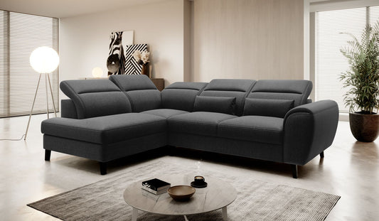 Corner Sleeper Sofa Gainsborough 19 | size: Width: 255cm, Height: 100cm, Depth: 201cm | color: Flores | image: 1 | variant: 1016016
