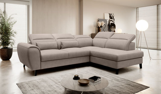 Corner Sleeper Sofa Gainsborough 58 | size: Width: 255cm, Height: 100cm, Depth: 201cm | color: Poco | image: 1 | variant: 1016055