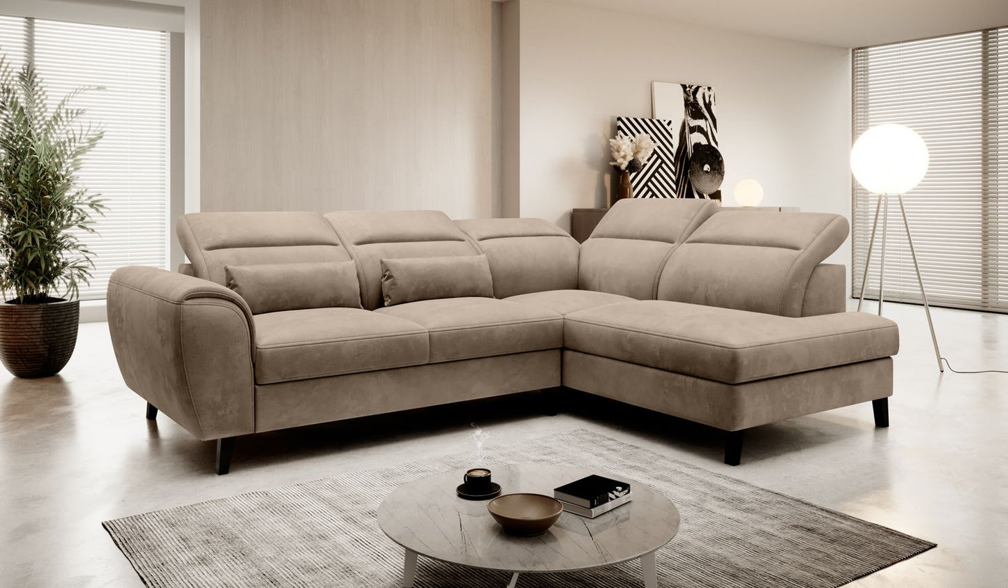 Corner Sleeper Sofa Gainsborough 66 | size: Width: 255cm, Height: 100cm, Depth: 201cm | color: Nube | image: 1 | variant: 1016063